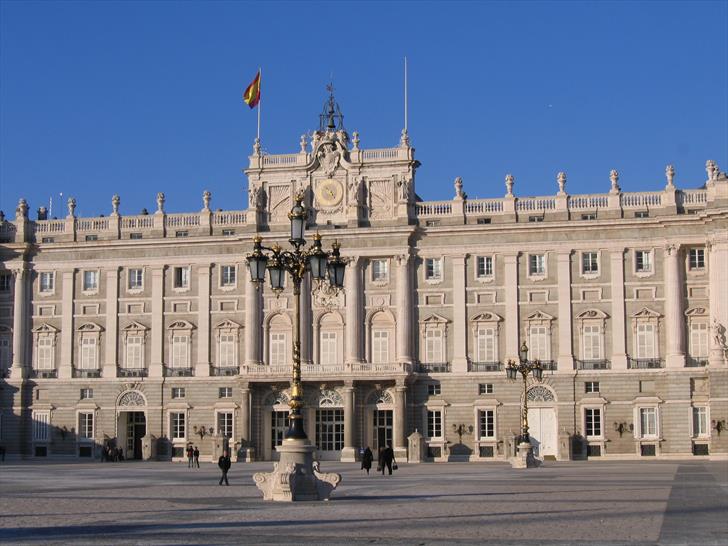 Madrid Royal Palace from Almudena Cathedral