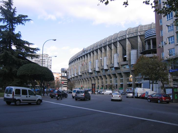 Santiago Bernabéu Stadium at Plaza de Lima