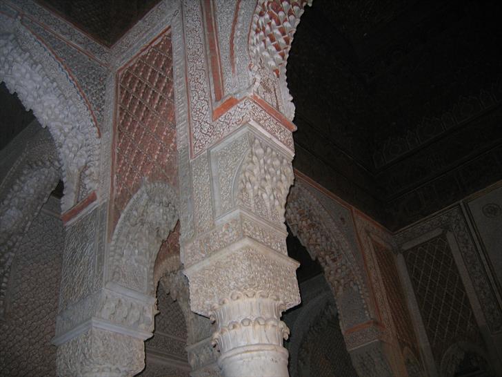 Saadian Tombs interior