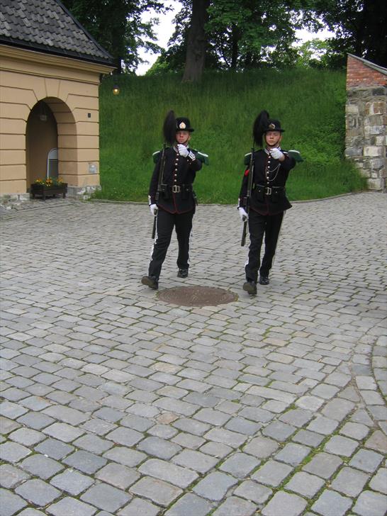 Akershus Fortress guards