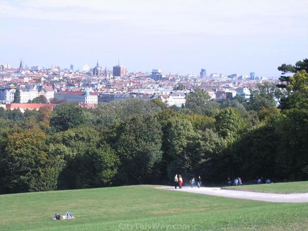 View of Vienna from Schönbrunn Park
