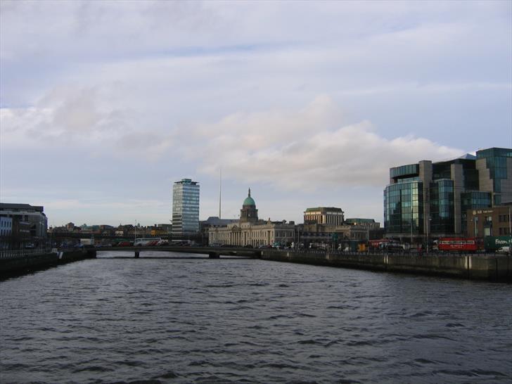Custom House and the Liffey Custom House and the Liffey