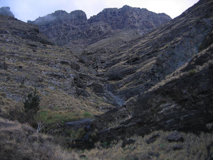 Barranco de La Palma, looking inlands