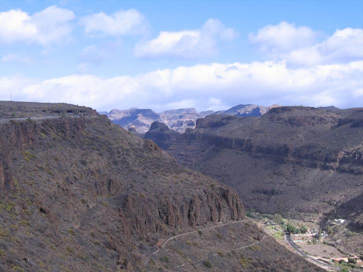 Barranco de Ayagaures from Montaña la Data