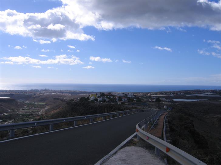 Montaña la Data as seen from the north (road GC-503)