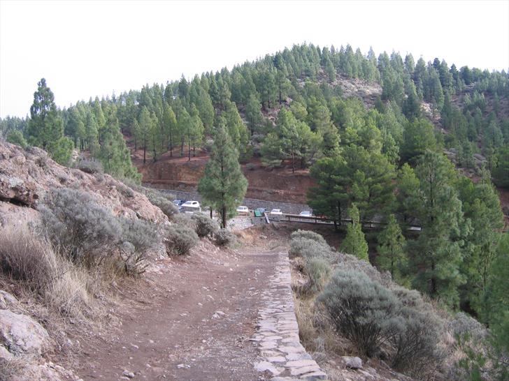 Roque Nublo trail first part