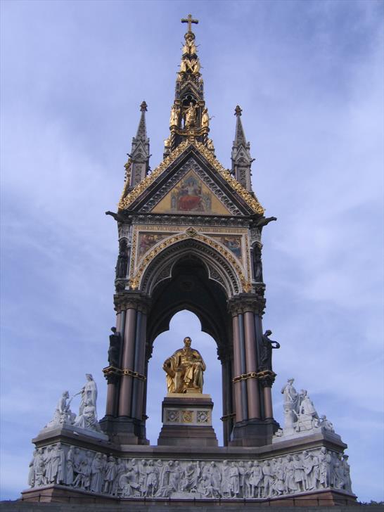 Albert Memorial front (Albert Hall) side