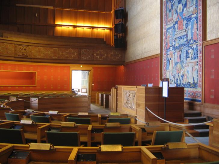 The main assembly room