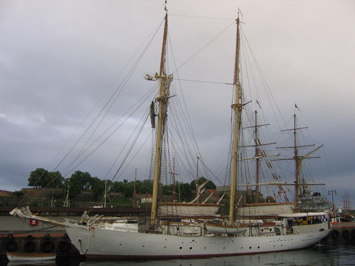 A ship in Oslo Harbour