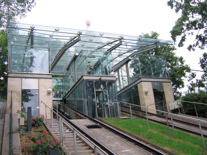 Montmartre Funicular, Paris Montmartre Funicular, Paris