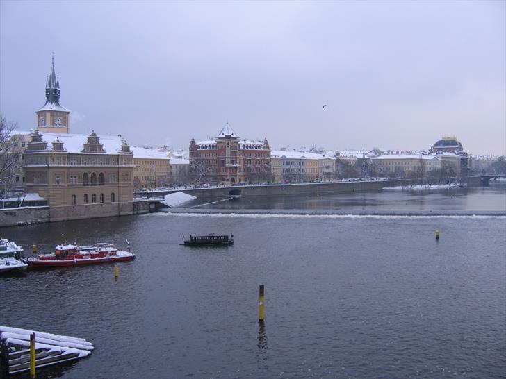 Smetana Embankment and National Theatre