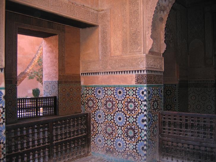 Saadian Tombs interior decorations Saadian Tombs interior decorations