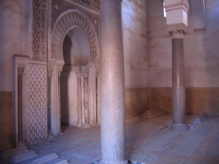 Mausoleum in the Saadian Tombs Mausoleum in the Saadian Tombs