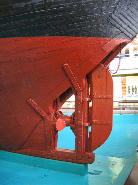 The Fram's rudder The Fram's rudder