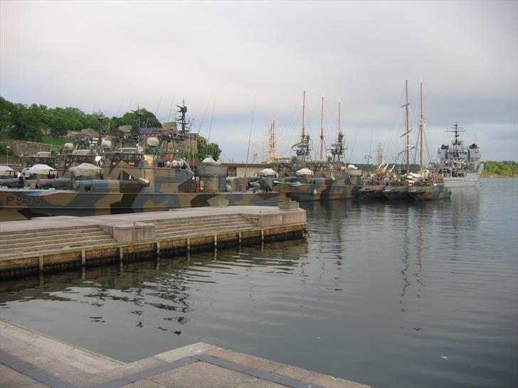 Royal Norwegian Navy ships in Oslo Harbour Royal Norwegian Navy ships in Oslo Harbour