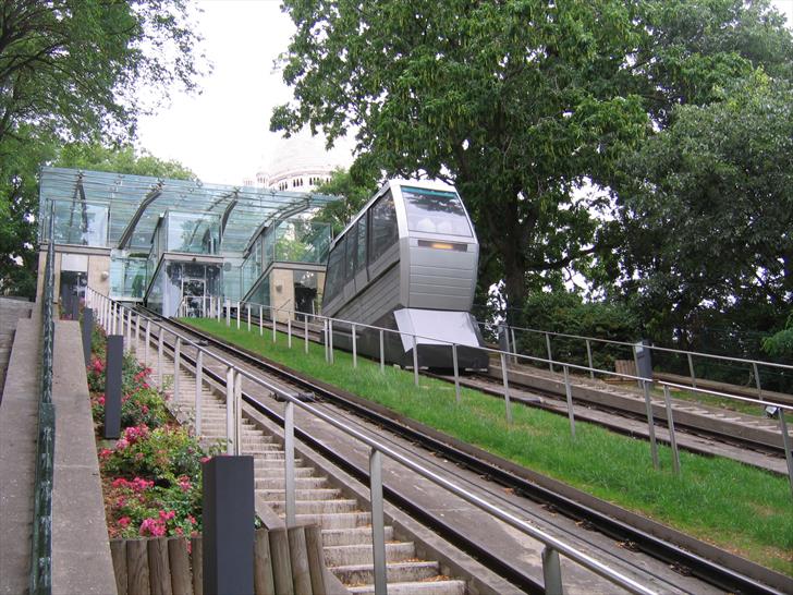 Montmartre Funicular, Paris Montmartre Funicular, Paris