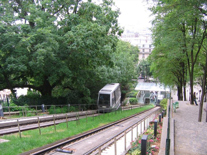 Montmartre Funicular, Paris Montmartre Funicular, Paris